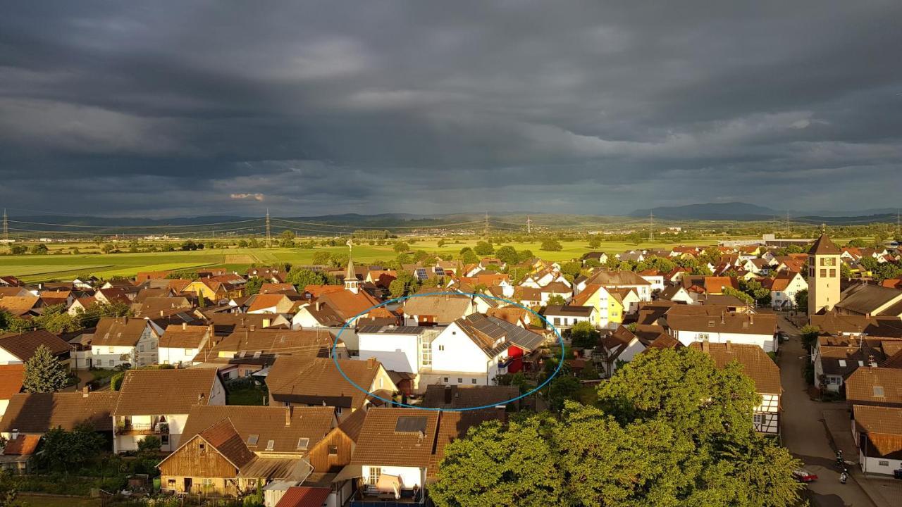 Ferienwohnung Sonnenschein Rheinhausen Exterior foto